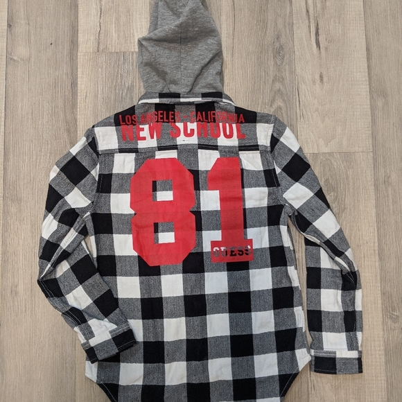 Guess Button up Hoodie - Picture 1 of 2